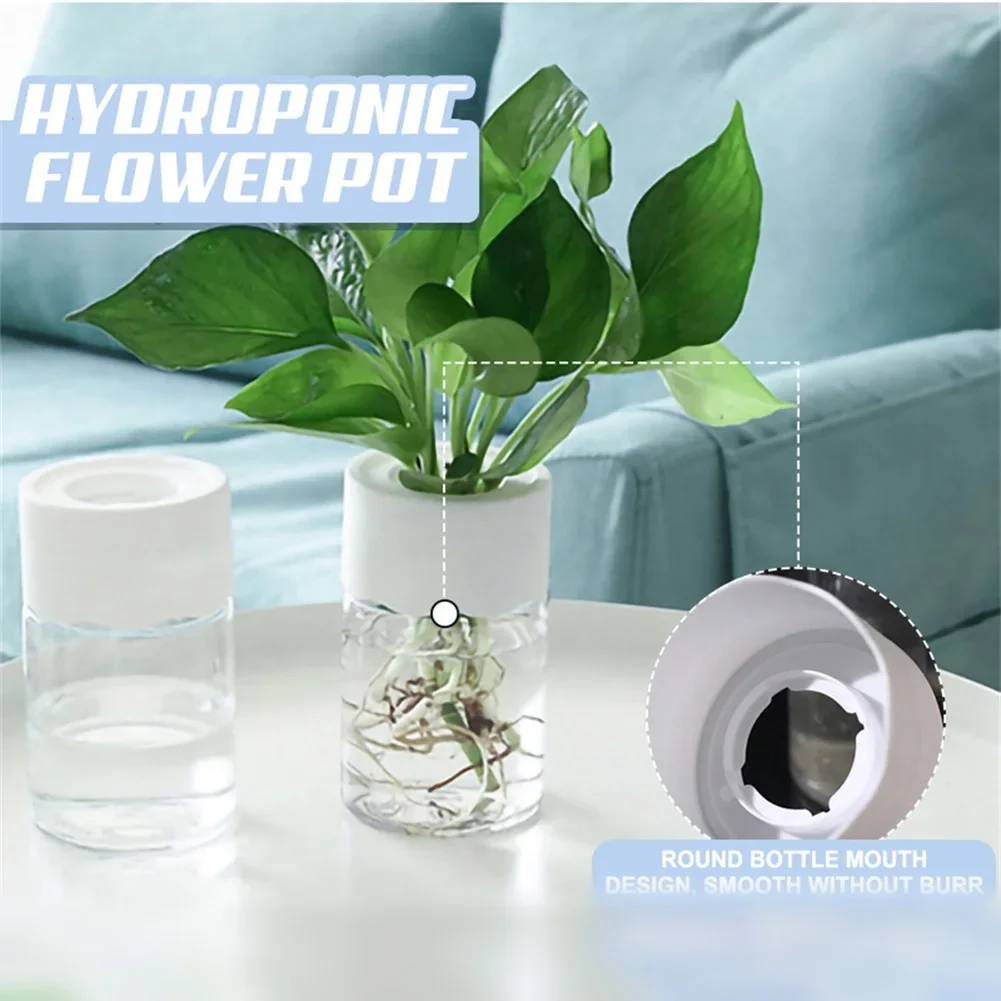 Mini Hydroponic Flower Pot Tra - Aloe Vera Pot ulasan dan harga